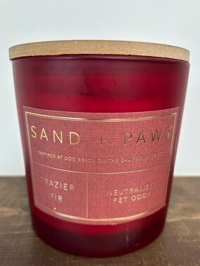 Sand + Paws NWT Unused Holiday 3 Wick Frazier Fir 21 Oz. Soy Wax Blend Candle